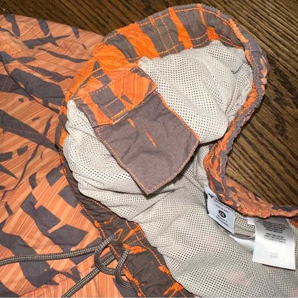 Mens XXL Columbia Water Short orange grey Tropical print - Picture 6 of 16